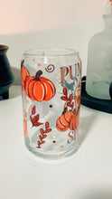 Load image into Gallery viewer, Pumpkin Spice Glass Cup
