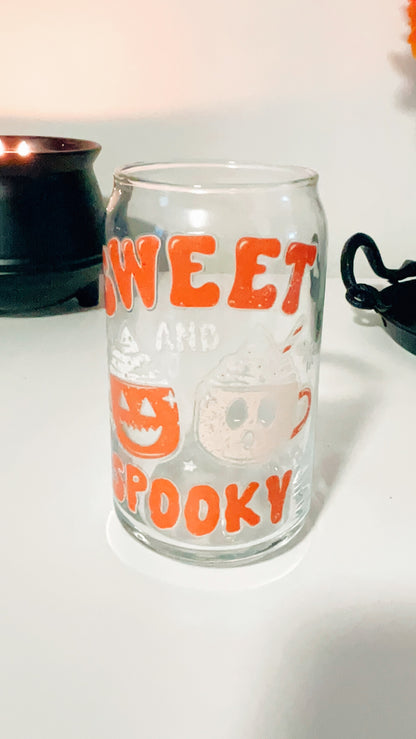 Sweet and Spooky Glass Cup