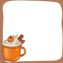 Load image into Gallery viewer, Pumpkin Latte notepad
