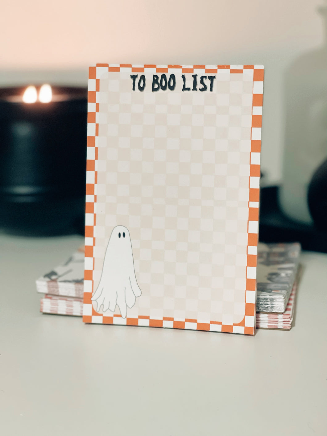 To Boo List notepad