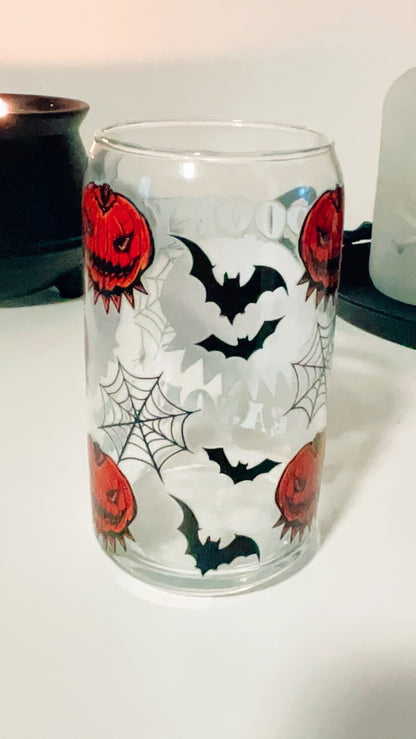 Spooky Season  Glass Cup