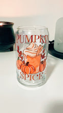 Load image into Gallery viewer, Pumpkin Spice Glass Cup
