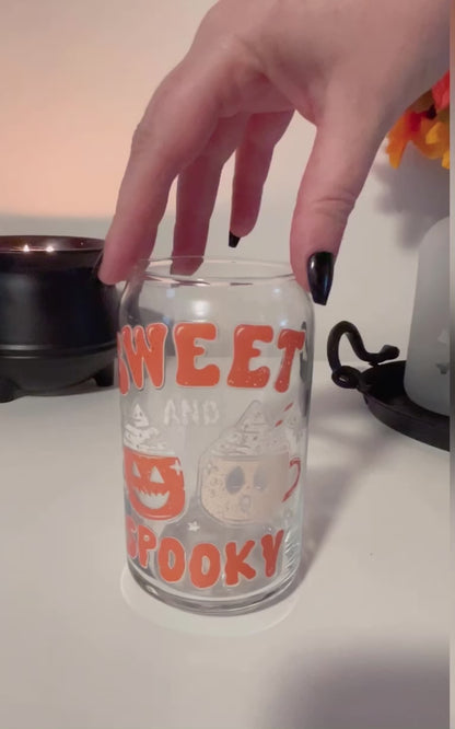 Sweet and Spooky Glass Cup